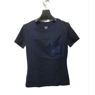 エルメス(Hermes)のエルメス シェーヌダンクル ポケットTシャツ ネイビー(Tシャツ(半袖/袖なし))