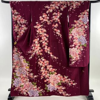 振袖 身丈169cm 裄丈68.5cm 正絹 美品 逸品 【中古】(着物)