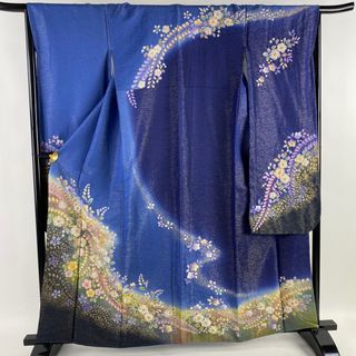 振袖 身丈161.5cm 裄丈66.5cm 正絹 美品 逸品 【中古】(着物)