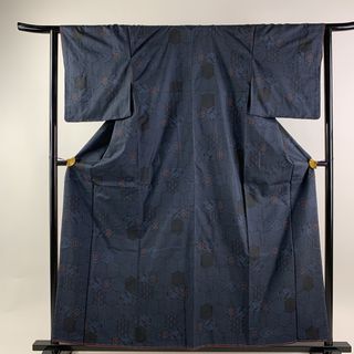 大島紬 身丈159.5cm 裄丈63cm 正絹 美品 秀品 【中古】(着物)