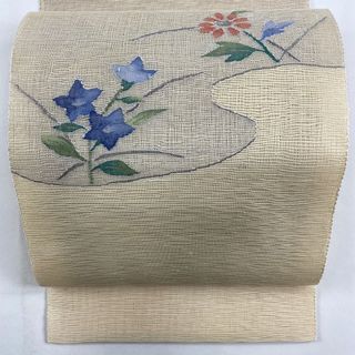 名古屋帯 美品 秀品 正絹 【中古】(帯)