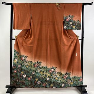 訪問着 身丈160cm 裄丈64cm 正絹 秀品 【中古】(着物)