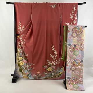 振袖 身丈166.5cm 裄丈68.5cm 正絹 美品 秀品 【中古】(着物)