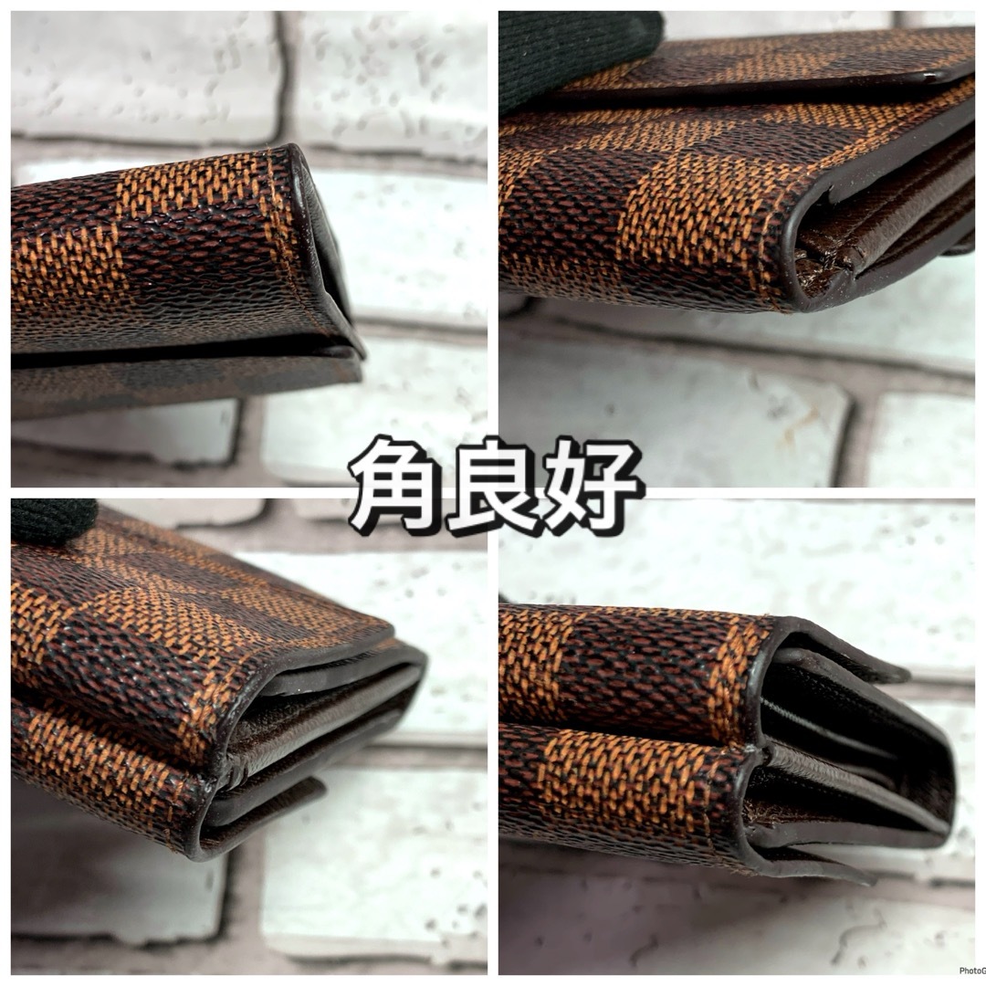 ルイヴィトン Wホック折り 財布 ダミエ キャンバス LOUIS VUITTON ルイヴィトン Wホック折り 財布 ダミエ キャンバス LOUIS VUITTON
