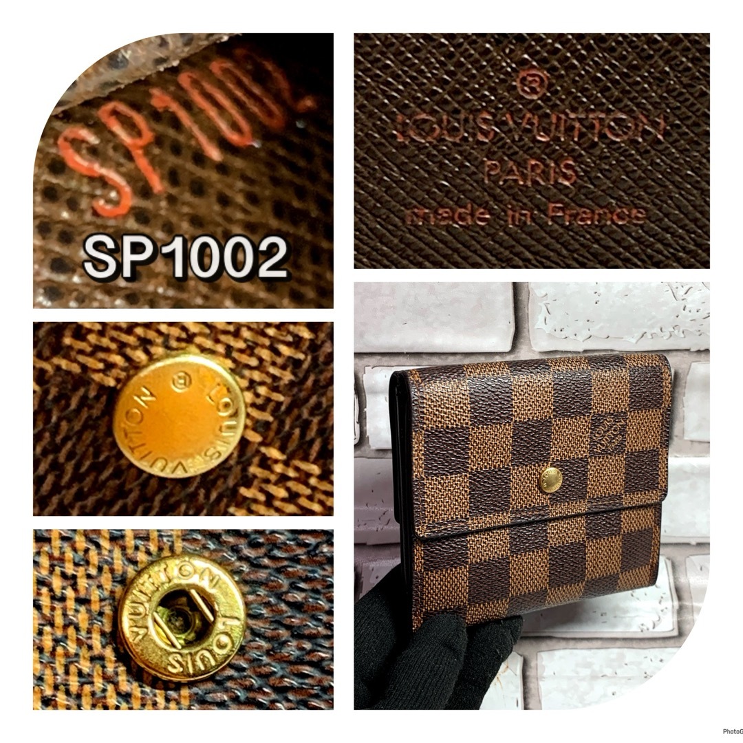 ルイヴィトン Wホック折り 財布 ダミエ キャンバス LOUIS VUITTON ルイヴィトン Wホック折り 財布 ダミエ キャンバス LOUIS VUITTON
