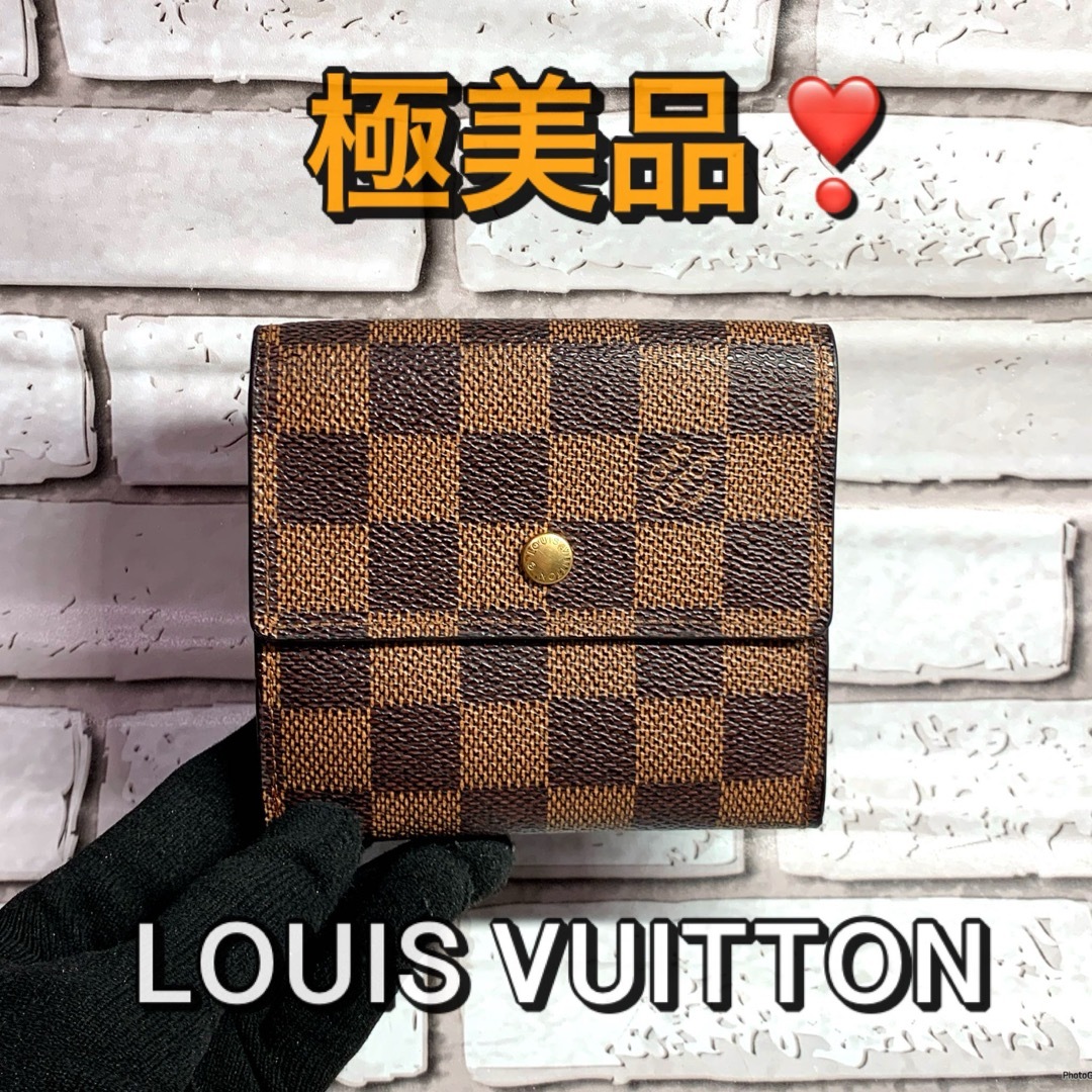 ルイヴィトン Wホック折り 財布 ダミエ キャンバス LOUIS VUITTON ルイヴィトン Wホック折り 財布 ダミエ キャンバス LOUIS VUITTON
