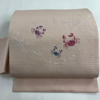 名古屋帯 名品 正絹 【中古】(帯)