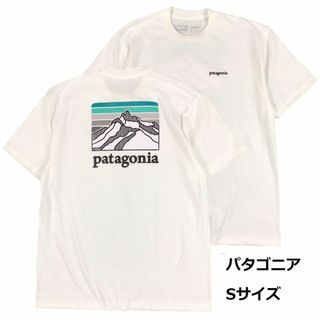 パタゴニア　patagonia 半袖Tシャツ　白　S　アウトドア　カリフォルニア(Tシャツ/カットソー(半袖/袖なし))