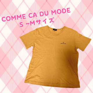 コムサデモード(COMME CA DU MODE)の【COMME CA DU MODE】コムサデモード　S Mサイズ　半袖　Tシャツ(Tシャツ(半袖/袖なし))