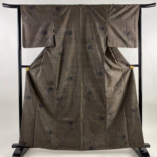 紬 身丈163cm 裄丈64cm 正絹 美品 秀品 【中古】(着物)