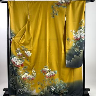 振袖 身丈172.5cm 裄丈69cm 正絹 名品 【中古】(着物)