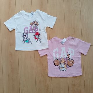 ベビーギャップ(babyGAP)のパウパトロール　Tシャツ　2枚セット　100cm(Tシャツ/カットソー)