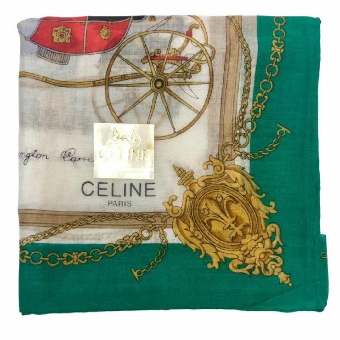 CELINE セリーヌハンカチ 未使用 うすく CELINE セリーヌハンカチ 未使用 うすく