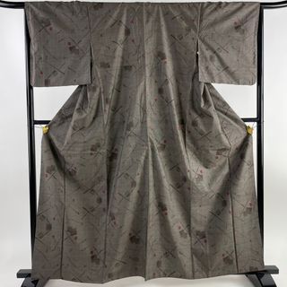 大島紬 身丈162cm 裄丈66cm 正絹 名品 【中古】(着物)