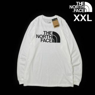 ザノースフェイス(THE NORTH FACE)のノースフェイス 長袖 Tシャツ ロンT US限定 ロゴ(XXL)白 180902(Tシャツ/カットソー(七分/長袖))