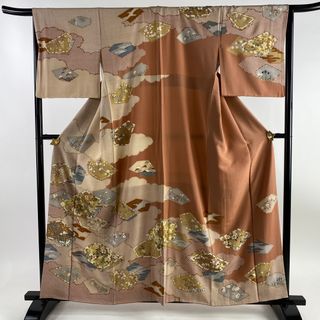 訪問着 身丈158cm 裄丈65.5cm 正絹 名品 【中古】(着物)