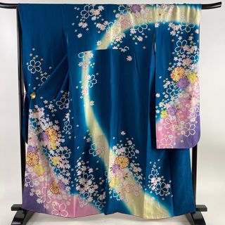 振袖 身丈161cm 裄丈67cm 正絹 美品 名品 【中古】(着物)