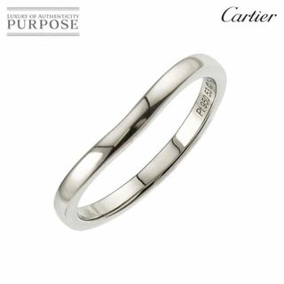 カルティエ(Cartier)のカルティエ Cartier バレリーナ カーブ #53 リング Pt プラチナ 指輪 VLP 90230286(リング(指輪))