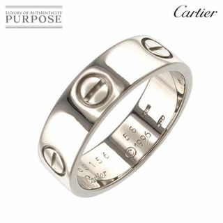 カルティエ(Cartier)のカルティエ Cartier ラブ #58 リング K18 WG ホワイトゴールド 750 指輪 VLP 90232547(リング(指輪))