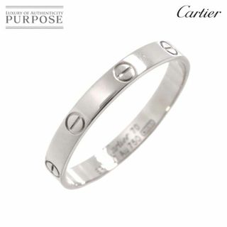 カルティエ(Cartier)のカルティエ Cartier ミニラブ #70 リング K18 WG ホワイトゴールド 750 指輪 VLP 90233974(リング(指輪))