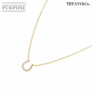 ティファニー(Tiffany & Co.)のティファニー TIFFANY&Co. ホースシュー ダイヤ ネックレス 40cm K18 PG ピンクゴールド 750 VLP 90234067(ネックレス)