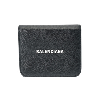 バレンシアガ(Balenciaga)のバレンシアガ  エブリデイ コンパクトウォレット  三つ折り財布 黒(折り財布)