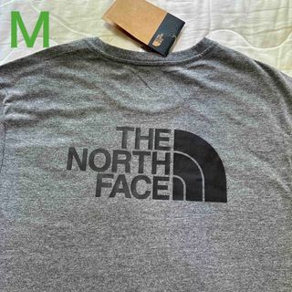 ザノースフェイス(THE NORTH FACE)のノースフェイス　ロンT  メンズ　M  グレー　新品　(Tシャツ/カットソー(七分/長袖))