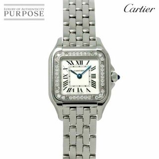 カルティエ(Cartier)の新品同様 カルティエ Cartier パンテール ドゥ カルティエ SM ダイヤベゼル W4PN0007 レディース 腕時計 クォーツ Panthere VLP 90234333(腕時計)