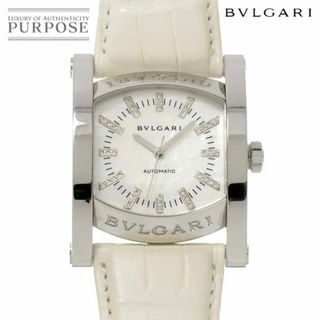 ブルガリ(BVLGARI)のブルガリ BVLGARI アショーマ AA44S メンズ 腕時計 40P ダイヤ ホワイトシェル オートマ 自動巻き ウォッチ Assioma VLP 90236020(腕時計(アナログ))