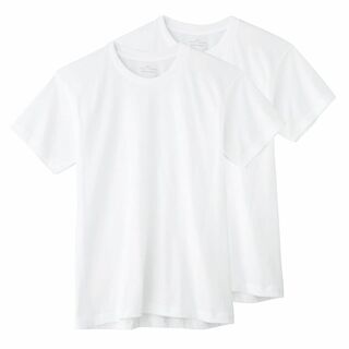 ボディワイルド Tシャツ 半袖 クルーネック 2枚組 綿100% 天竺 BW50(その他)