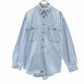 リーバイス(Levi's)のリーバイス 90s オールド 長袖 ボタンダウン デニムシャツ L Levi's メンズ(シャツ)