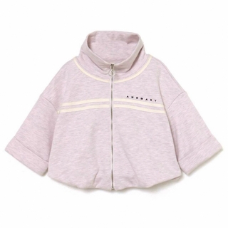 andmary Ami line zip tops Pink ピンク(パーカー)