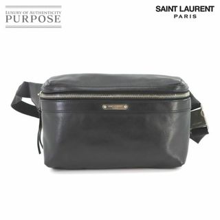 サンローラン(Saint Laurent)のサンローラン パリ SAINT LAURENT PARIS シティ ボディ バッグ ウエスト ポーチ レザー ブラック 505973 VLP 90235630(ボディーバッグ)