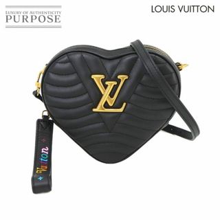 LOUIS VUITTON - 新品同様 ルイ ヴィトン LOUIS VUITTON ニューウェーブ ハート バッグ 2way クラッチ ショルダー バッグ レザー ブラック M52796 VLP 90236464