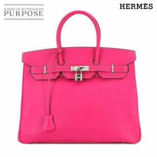 エルメス(Hermes)の新品同様 エルメス HERMES キャンディ バーキン35 ハンド バッグ エプソン ローズティリアン □Q刻印 シルバー 金具 VLP 90236680(ハンドバッグ)