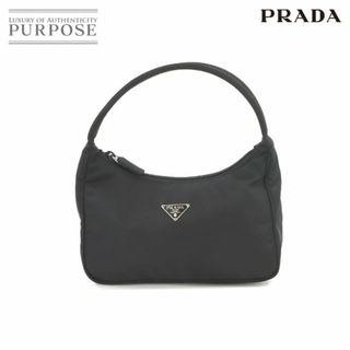 プラダ(PRADA)の新品同様 プラダ PRADA ミニ ハンド バッグ ナイロン ネロ ブラック MV515 シルバー 金具 VLP 90236720(ハンドバッグ)