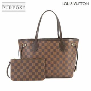 ルイヴィトン(LOUIS VUITTON)の新品同様 ルイ ヴィトン LOUIS VUITTON ダミエ ネヴァーフル PM トート バッグ エベヌ N41359 ゴールド 金具 ブラウン VLP 90237444(トートバッグ)