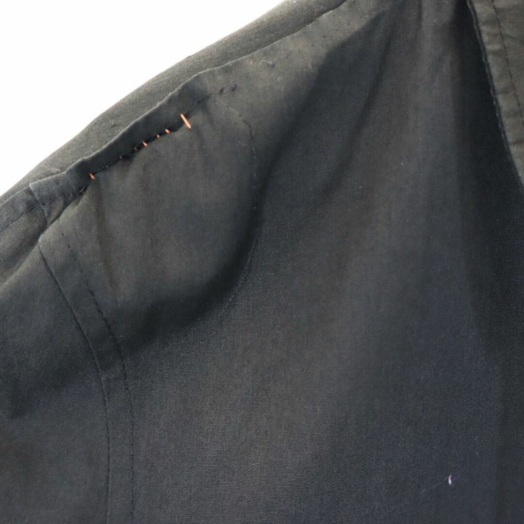 シアーズ 70s ヴィンテージ ステンカラーコート 黒 Sears メンズ シアーズ 70s ヴィンテージ ステンカラーコート 黒 Sears メンズ