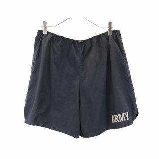 ARMY ショートパンツ XL 黒 ARMY インナーパンツ付 メンズ(ショートパンツ)