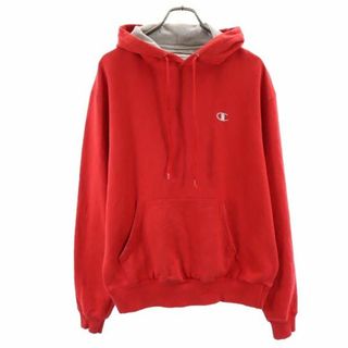 チャンピオン(Champion)のチャンピオン ECO 長袖 パーカー M レッド系 Champion 裏フリース メンズ(パーカー)