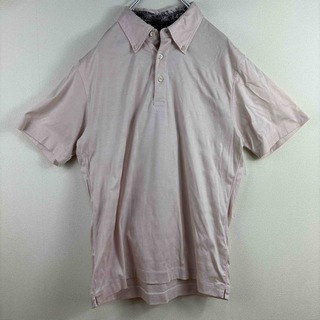 ポールスミスコレクション(Paul Smith COLLECTION)のポールスミス　コレクション　ポロシャツ　ピンク　花柄　L(ポロシャツ)