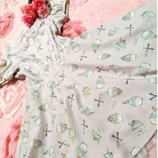 アクシーズファム(axes femme)のaxes femme❤濁り❤ピンク❤スイーツ❤ケーキ柄❤ボリューム♥姫❤完売レア(ミニワンピース)