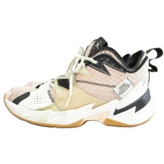 ナイキ(NIKE)のナイキ ジョーダン ワイノット ゼロ.3 PF スニーカー 白 ピンク 約27㎝(スニーカー)