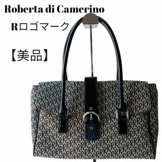 ROBERTA DI CAMERINO - 【美品✴️】Roberta di Camerinoブランドロゴ総柄 ハンドバッグ