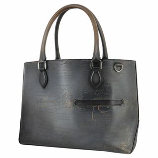 ベルルッティ(Berluti)のベルルッティ バッグ メンズ トートバッグ トゥジュール カリグラフィ グレー ゴールドパティーヌ 美品 6951(トートバッグ)