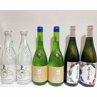 日本酒　四合瓶　6本セット(日本酒)