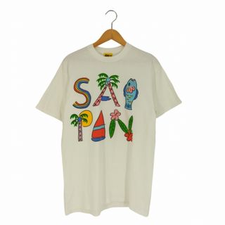 DONE(フルギ) SAIPAN イラストロゴプリント クルーネックTシャツ(Tシャツ/カットソー(半袖/袖なし))