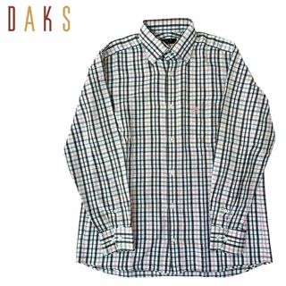 DAKS - 【DAKS】長袖シャツ/チェック柄/L★ダックス 