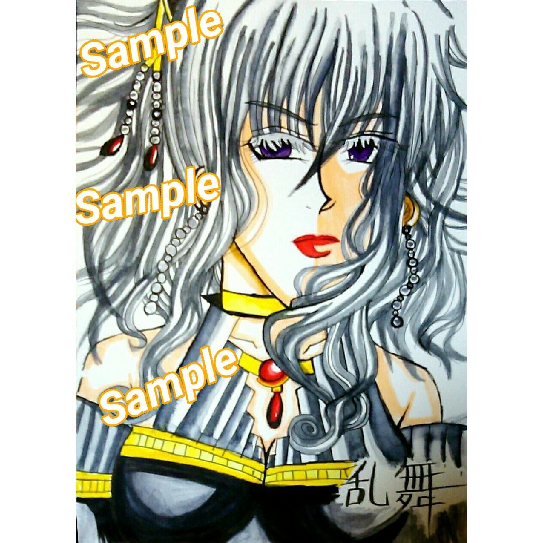 手描きイラスト✨✨【イラストオーダー 色紙 ケント紙】の通販 手描きイラスト✨✨【イラストオーダー 色紙 ケント紙】の通販