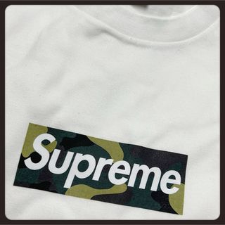 Supreme - 《新品／ブラック／XL》supreme ボックスロゴ 迷彩 半袖Tシャツ 